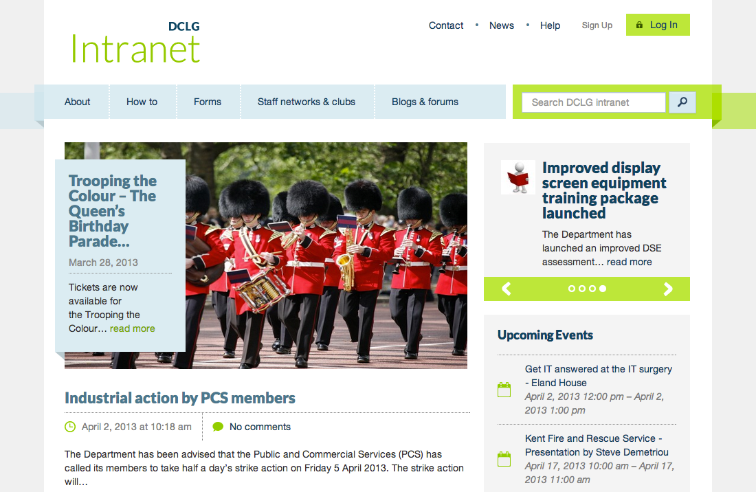 DCLG Intranet