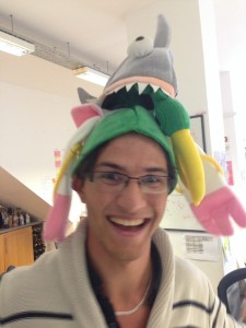 Philip, one of our awesome Rails devs, wearing ALL the hats